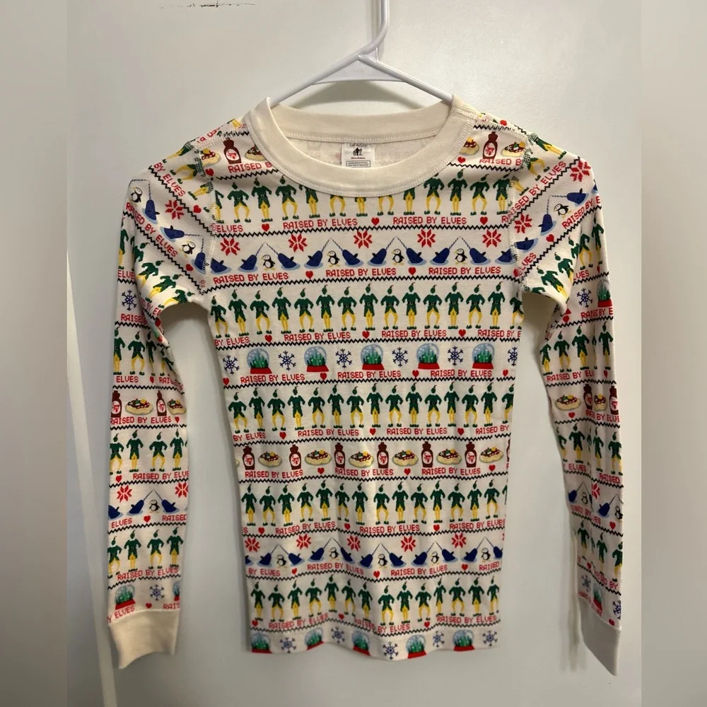 Hanna Andersson Kids Elf Collaboration PJ Top